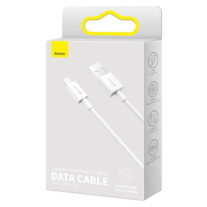 Oplaad- en datakabel Baseus Superior Series USB naar micro USB, 2A, 1m