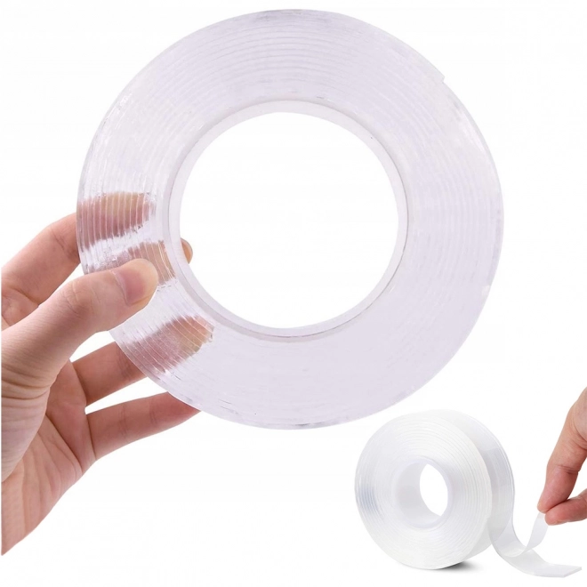 Transparante dubbelzijdige nano tape 5 meter