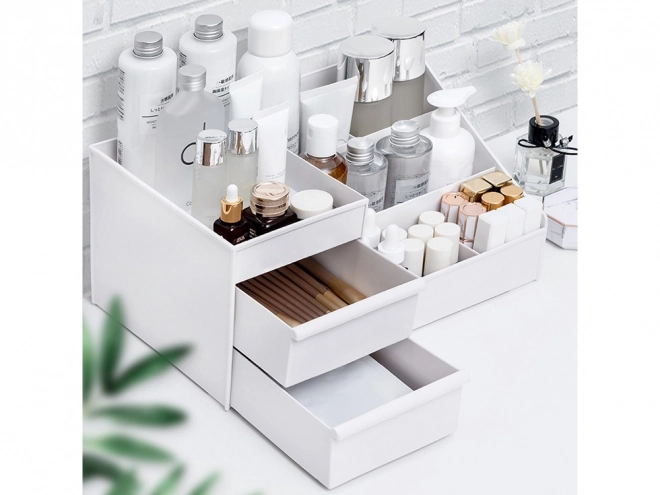 Organizer voor cosmetica en sieraden met lades