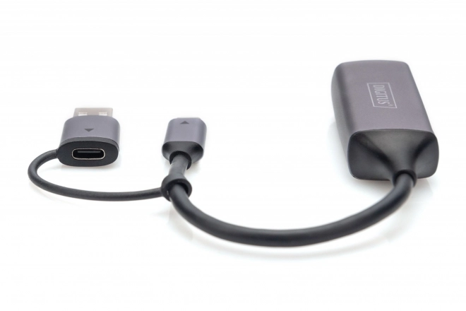 Digitus USB-C naar USB-A adapter naar RJ45 2.5 Gigabit Ethernet