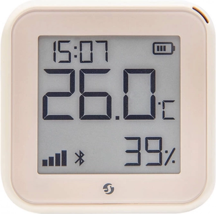 Shelly H&T Gen3 temperatuur- en vochtigheidssensor Wi‑Fi (Flesh)
