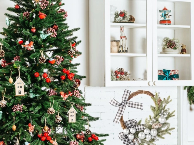 Kerstdecoratieve krans voor deur en muur
