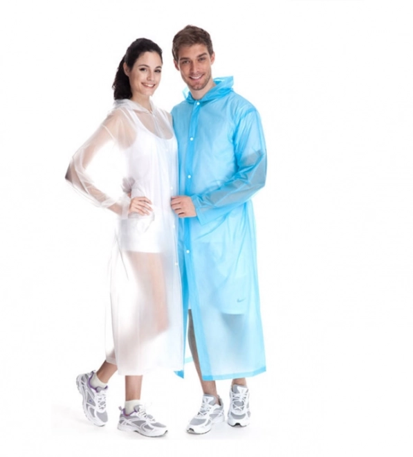 Regenponcho voor volwassenen - blauw