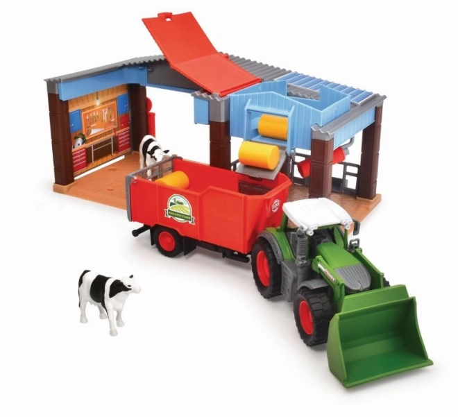 Boerderij met tractor en accessoires
