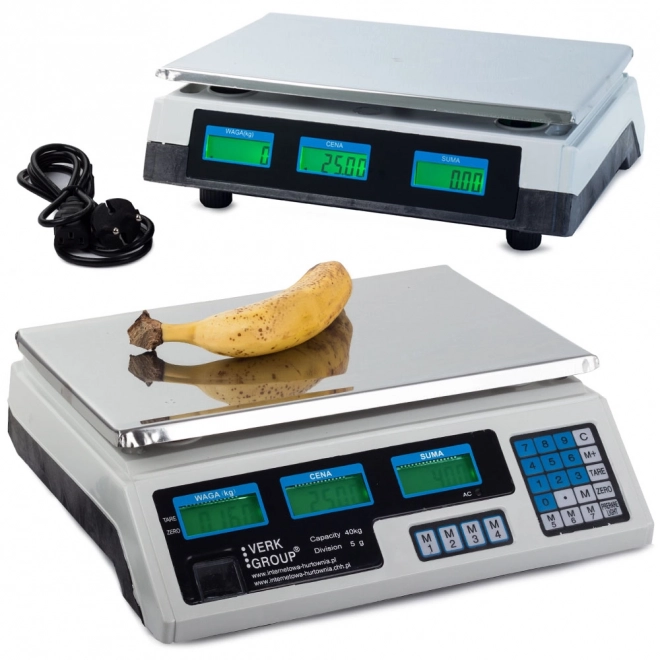 ELEKTRONISCHE REKENWEEGSCHAAL 40kg/2g