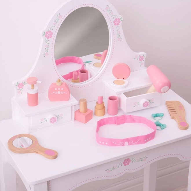 Bigjigs Toys houten cosmeticaset in koffer (11-delig)