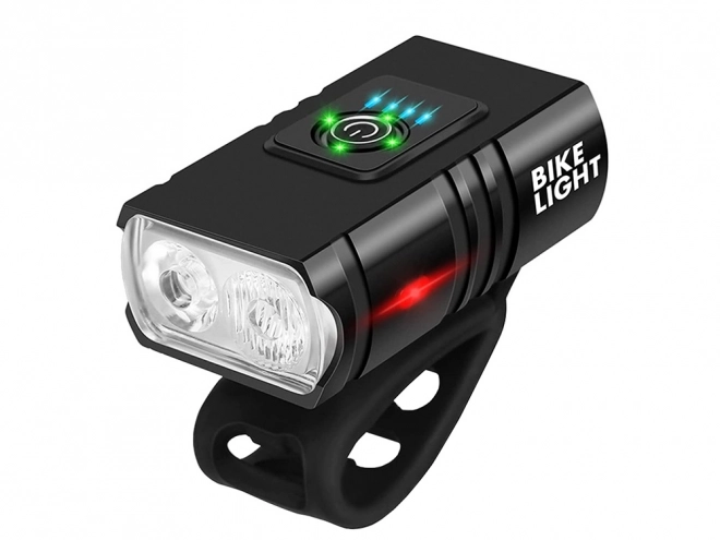 Set van LED-fietslampen met USB-opladen