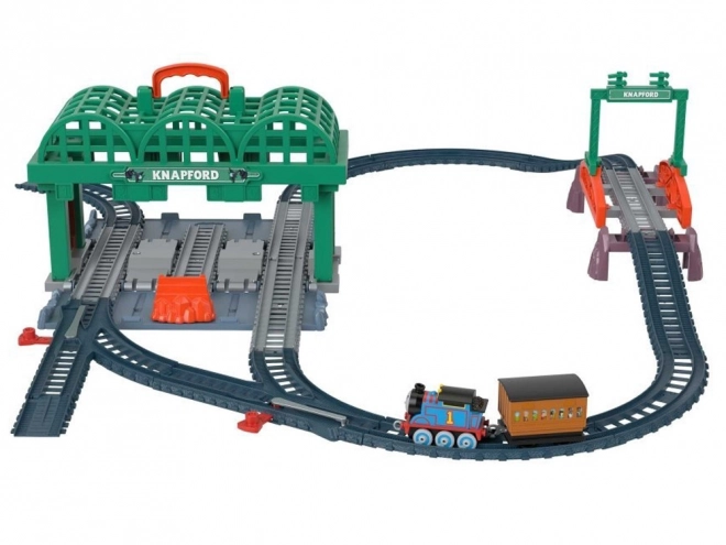 Fisher-Price Treintje Thomas en Vrienden Station Grodkov trein
