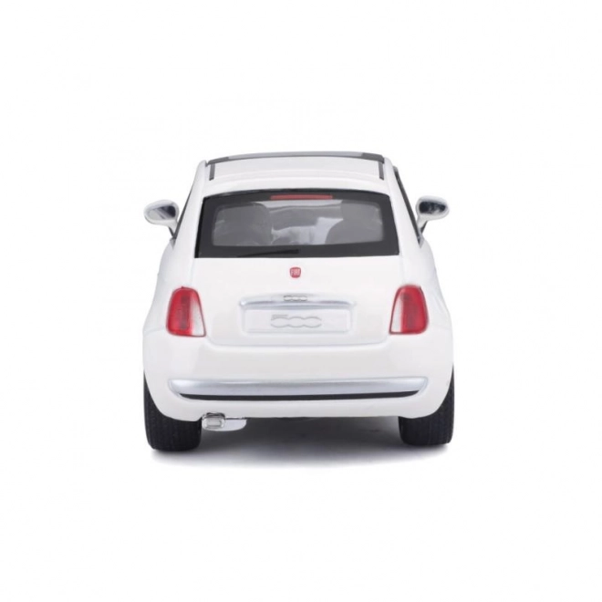 Bburago Fiat 500 modelauto 1:24 wit