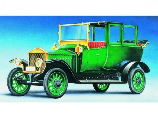 Model Oldtimer Rolls Royce Silver Ghost 1911 1:32 15,2x5,6cm in doos 25x14,5x4,5cm