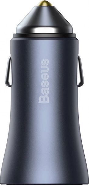 Baseus autolader met USB- en USB‑C‑poorten en snel opladen 40W