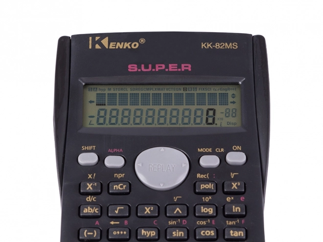 Wetenschappelijke wiskundige kantoorcalculator Kenko met 240 functies
