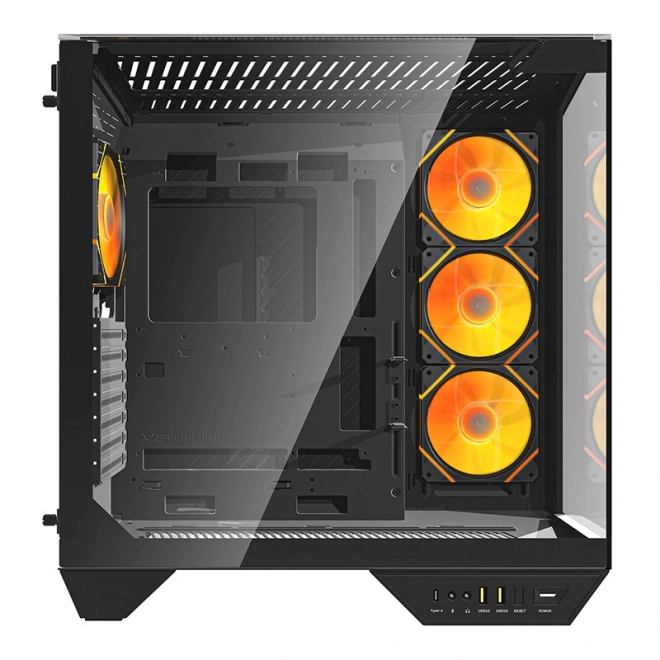 Computerkast Darkflash DY470 zwart
