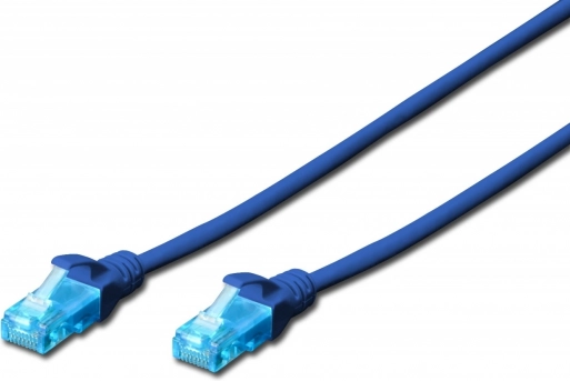 Patchkabel U/UTP categorie 5e PVC 5 m blauw