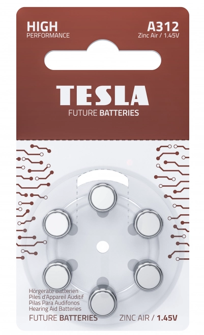 Batterijen voor hoortoestellen TESLA