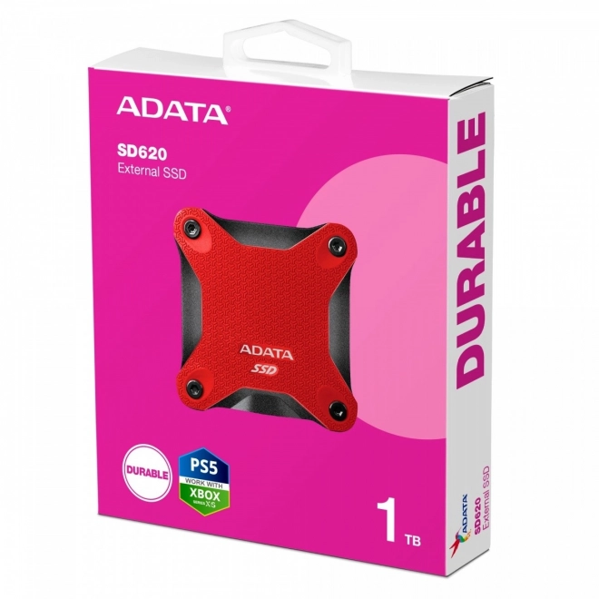 Extern SSD-schijf ADATA SD620 1TB rood