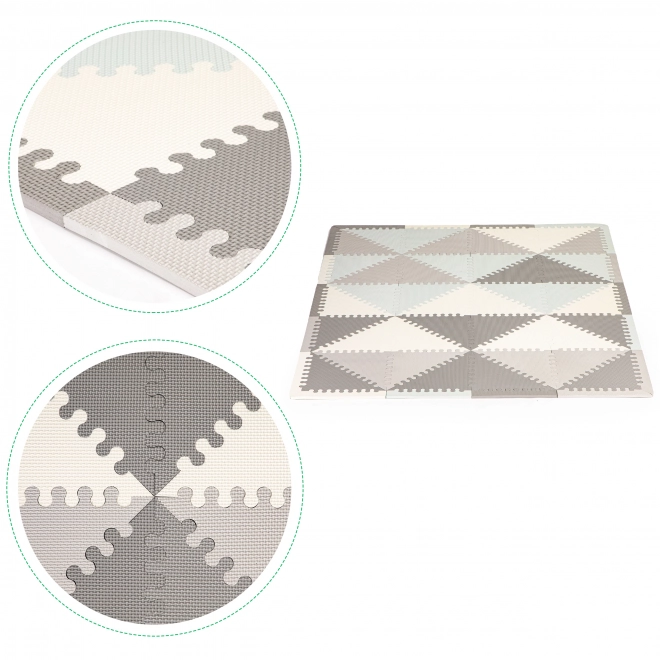 Educatieve EVA schuim puzzelmat 20 elementen 127x157cm