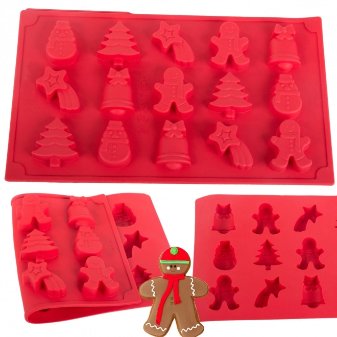 Kerstvormen voor peperkoek set van 6 stuks