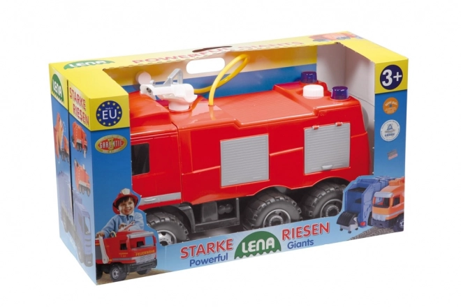Brandweerauto met spuit Mercedes 60cm