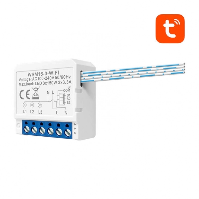 Slimme WiFi-schakelmodule Avatto WSM16 TUYA – W3