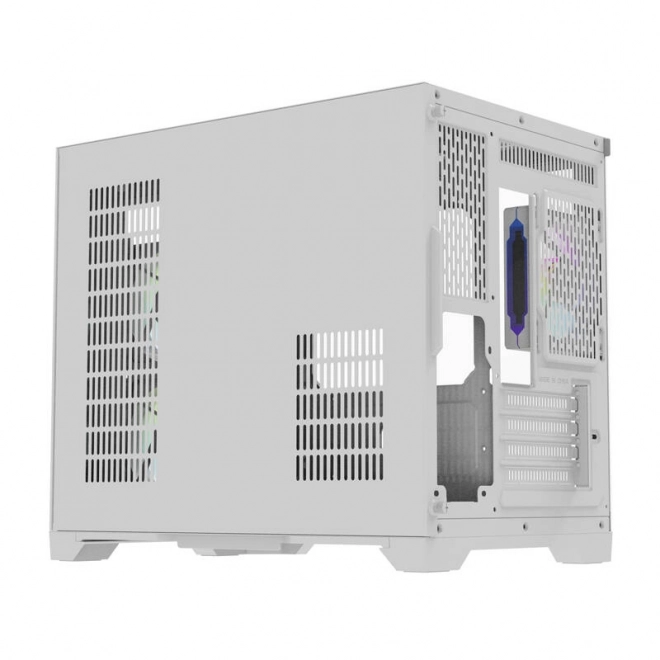 Computerbehuizing Darflash FT418 + 6 aRGB ventilatoren (wit)