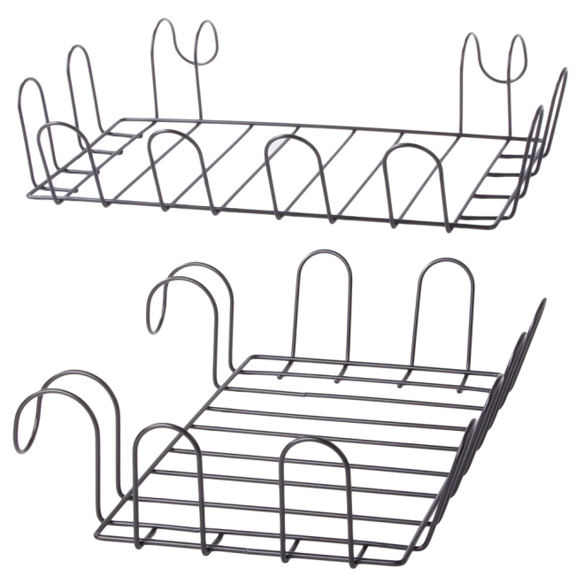 Metalen keuken organizer voor plank