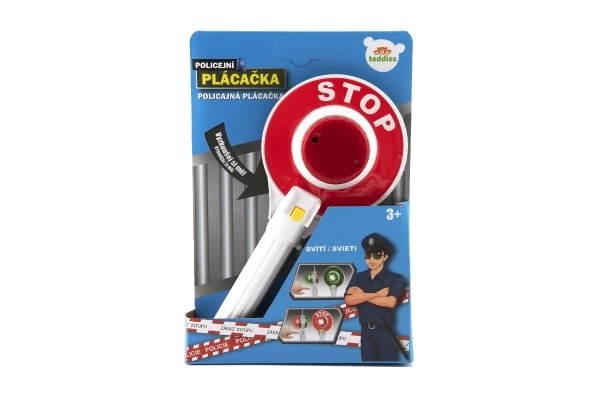 Politie lollie van plastic met licht