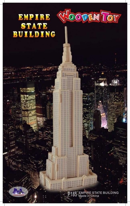Houten 3D-puzzel Empire State Building