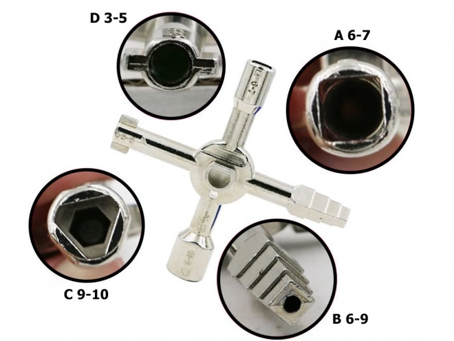 Universele multifunctionele sleutel 10v1