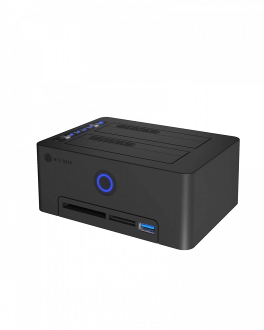 Kaartlezer met dubbele dockingstation voor SSD/HDD