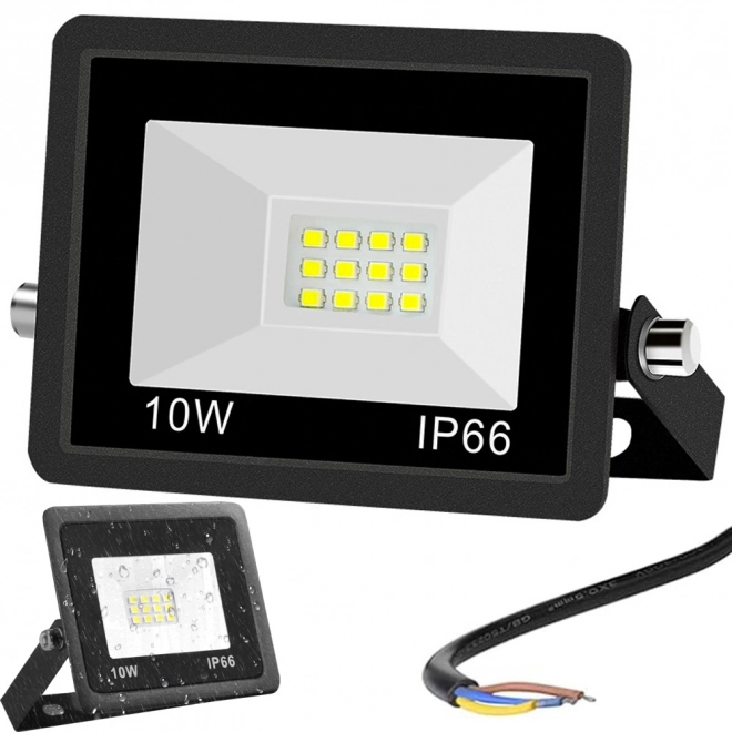 Buitenzijde LED halogeen schijnwerper 10W 6000K waterdicht