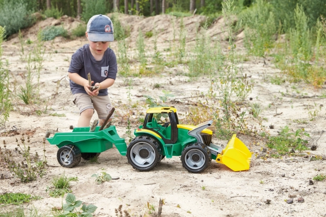 Tractor met laadschop en aanhanger 90 cm