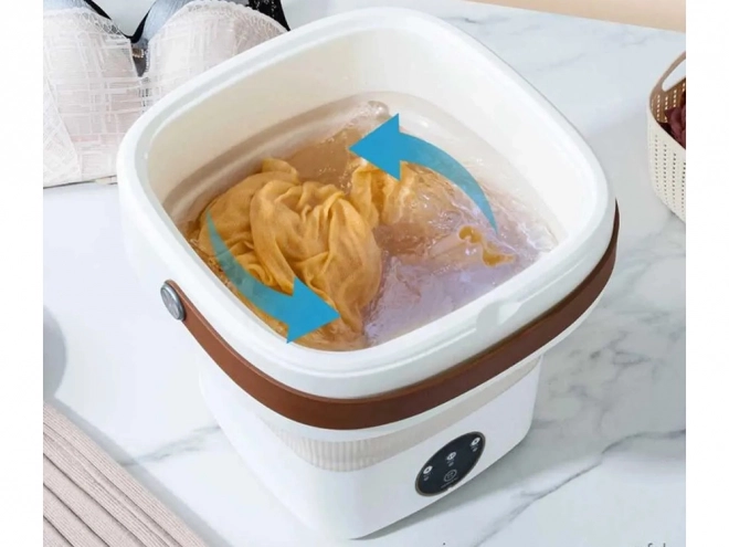 Kleine opvouwbare reiswasmachine 11l