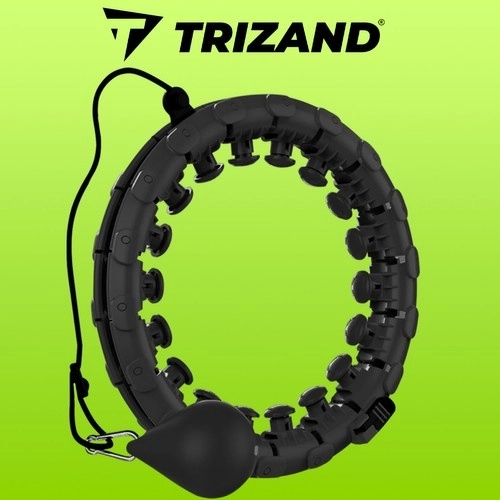 Hula hoop met massagehulpmiddel + gewichten Trizand 22044