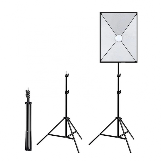 Studio set Puluz Softbox 50x70 cm met statief en LED lamp