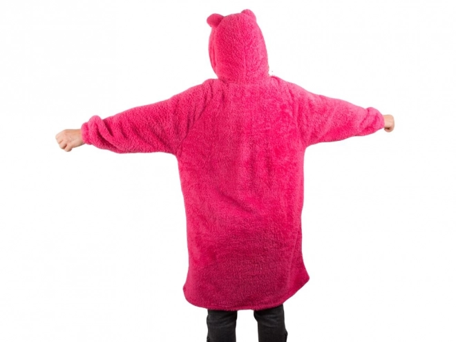 Warme oversized hoodie deken met capuchon