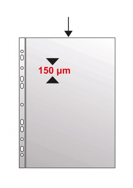Eurofolio A4 glanzend van polypropyleen 140 micron