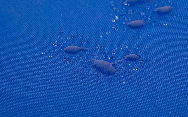 Opvouwbare toeristen ligbed blauw - Malatec