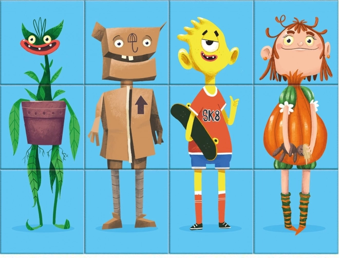 Creatieve blokjes - monstertjes