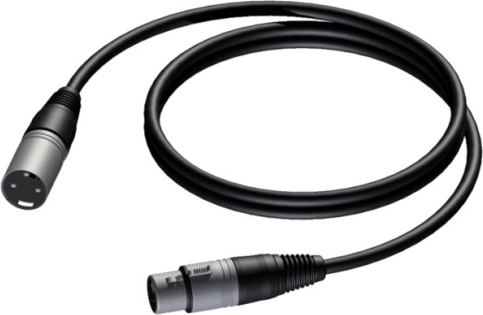 XLR‑kabel man – vrouw 1 m