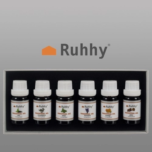 Set van 6 etherische oliën van 10 ml