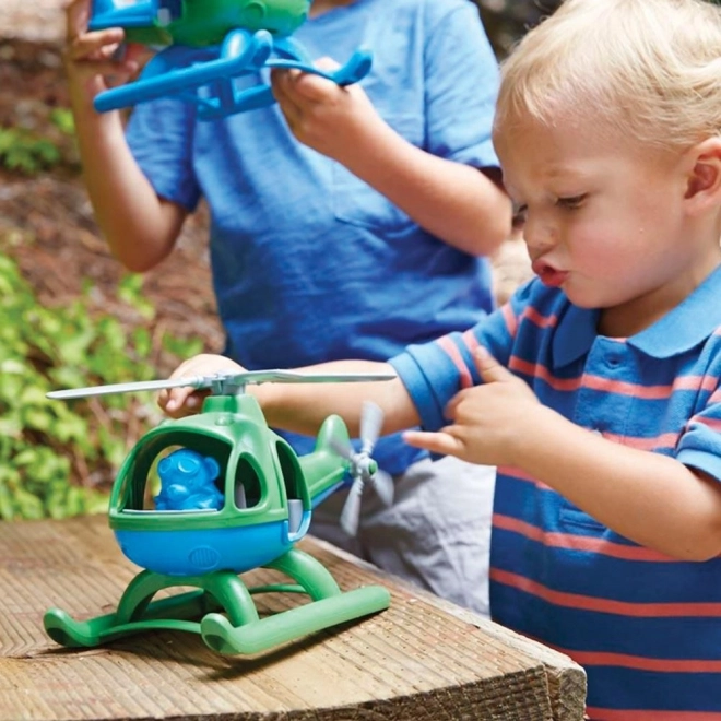 Green Toys helikopter blauw