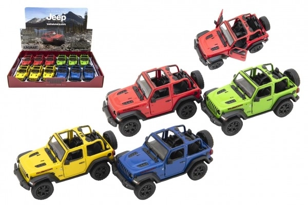 Metalen model Jeep Wrangler 2018 met open dak