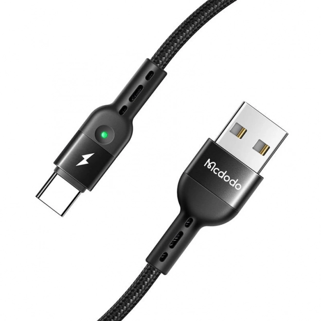 Spiraalkabel USB naar USB-C Mcdodo Omega CA-6420 1,8 m (zwart)