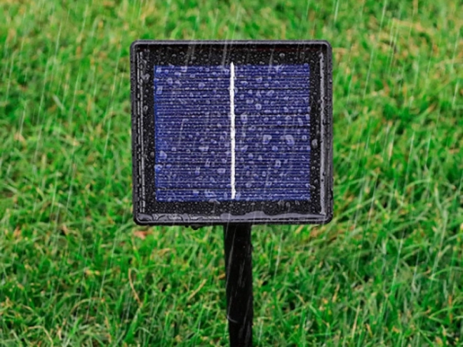 Solare meerkleurige tuinslinger met LED