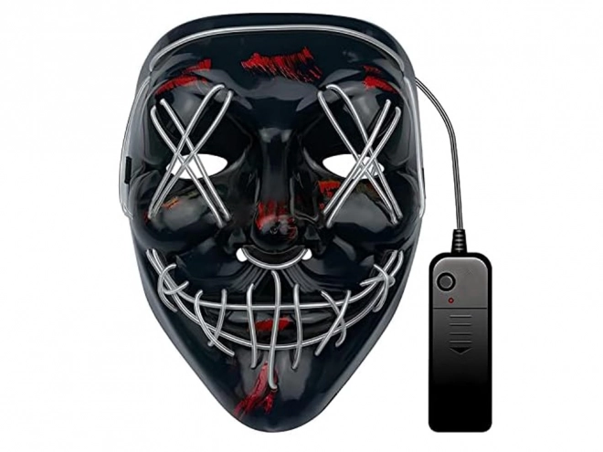 Lichtgevende LED-masker schoonmaakfeest