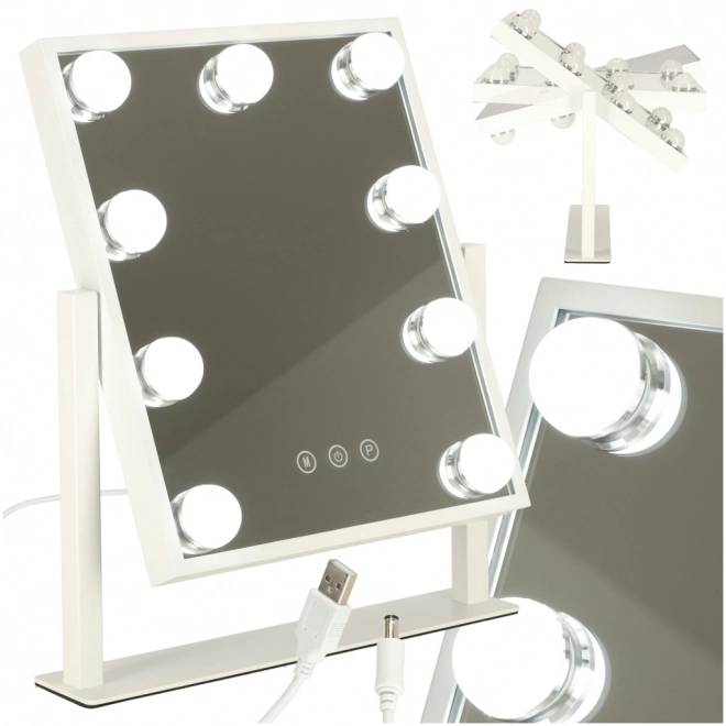 Cosmetische spiegel LED met verlichting Hollywood