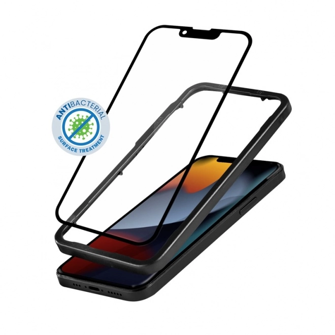 Antibacterieel 3D Pantserglas voor iPhone met installatieraam – iPhone 14 / iPhone 13 / iPhone 13 Pro