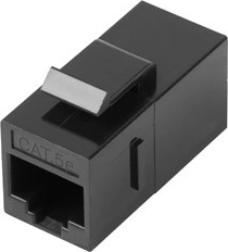 Keystone-koppeling RJ45–RJ45 UTP cat. 5e voor inbouwdoos