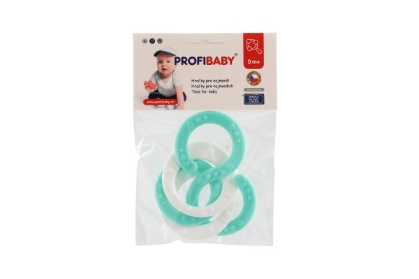 Kleurrijke bijtring voor baby's 0m+